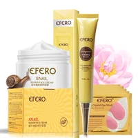 efero face care sets snail cream moisturizing whitening cream anti aging wrinkle eye cream firming hydrating eye mask lip patch