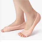 Носки увлажняющие силиконовые 2 шт., мягкие защитные, для ухода за ногами, для снятия сухости, потрескавшегося пилинга, пяток, обуви, педикюра