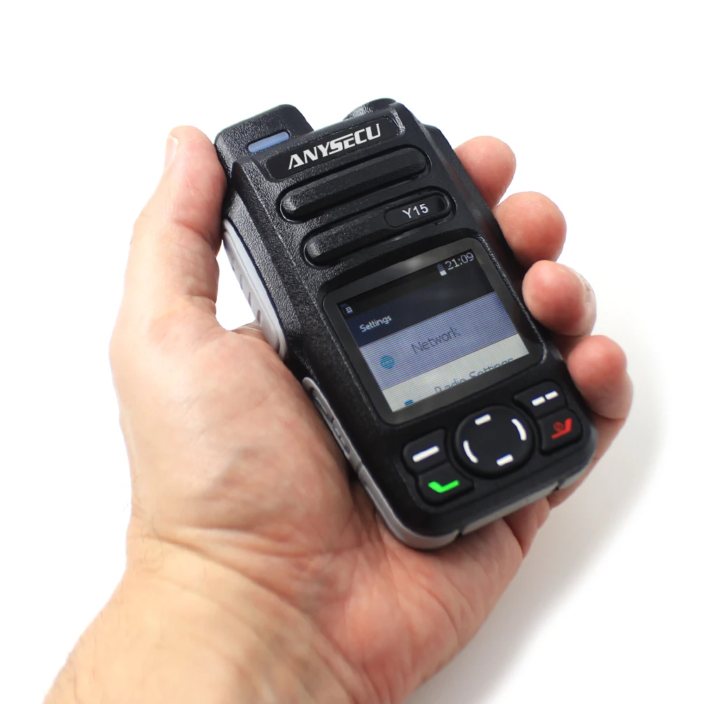 anysecu y15 4g network radio 4000mah android 5 1 smart phone poc radio ltewcdmagsm walkie talkie work with zello or real ptt free global shipping