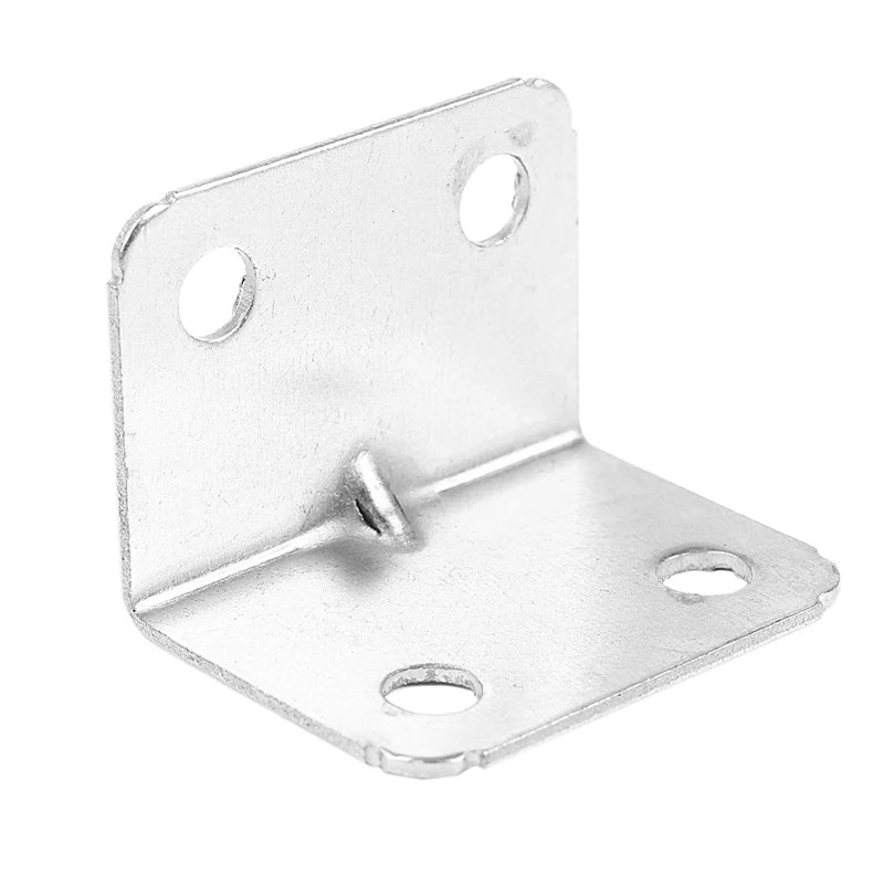 Stainless Steel Corner Braces Angle Brackets Silver Tone 8PCS | Обустройство дома
