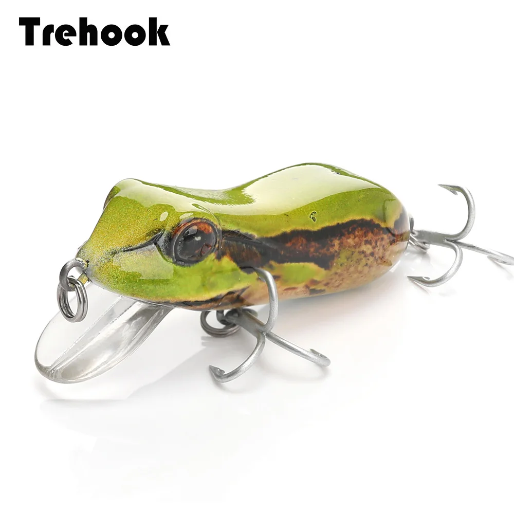 TREHOOK 5 см 10 г воблеры искусственные приманки лягушка рыболовные Топ водные