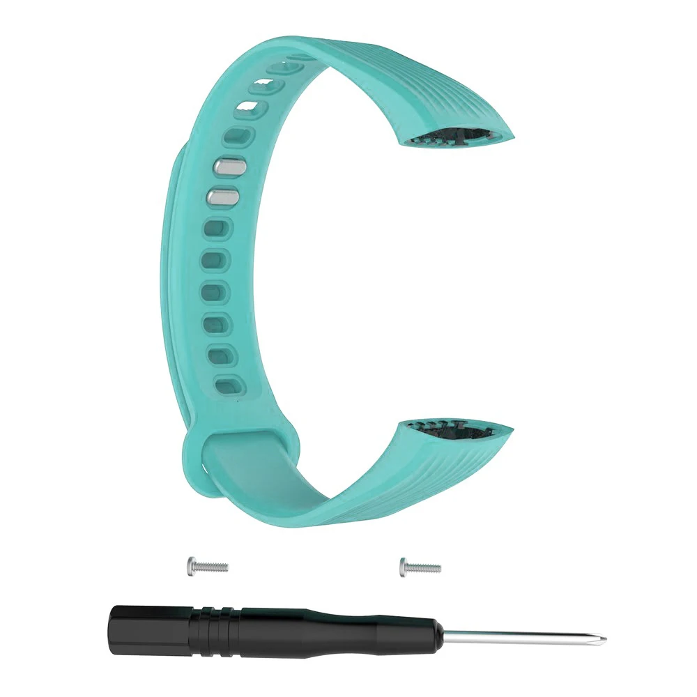 Ремешок для часов для huawei Honor Band 3 сменный силиконовый черный браслет на запястье Регулируемый универсальный ремешок для часов Прямая поставка - Цвет: F