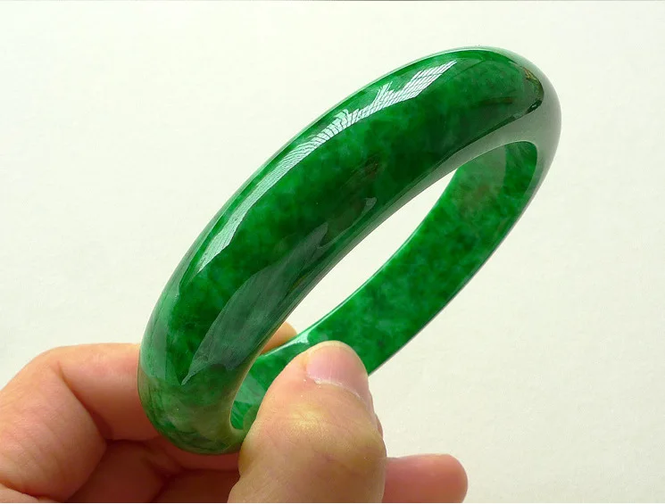 Браслет для мамы и девочек натуральный изумруд класса А 54-62 мм зеленый изысканный