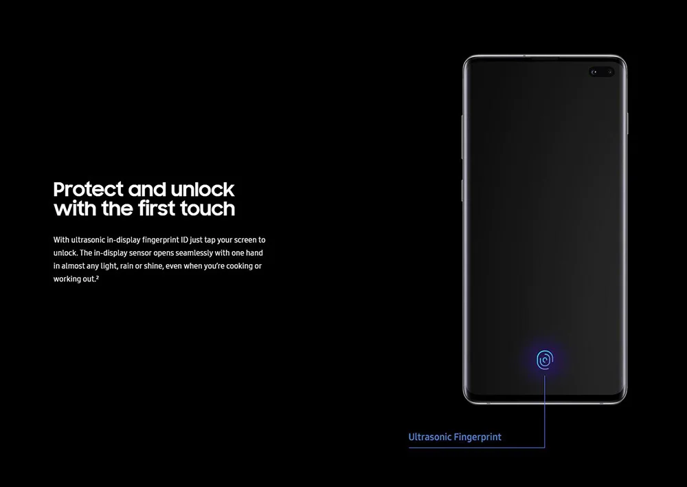 Абсолютно мобильный телефон samsung Galaxy S10+ S10 plus G975U СПРИНТ версия Snapdragon 855 6," 8 GB 128GB 4100 mAh NFC 4G