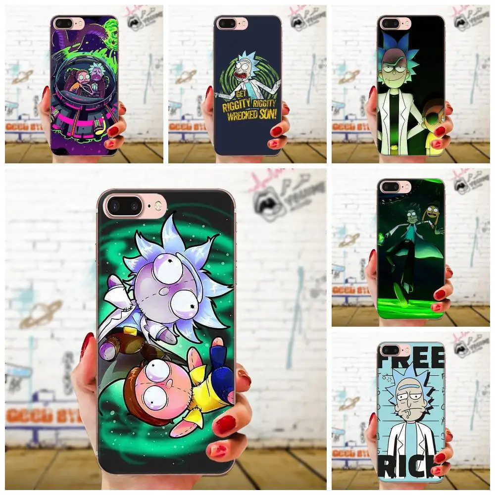 Мягкий ТПУ мобильный чехол для Xiaomi Redmi Note 2 3 3S 4 4A 4X5 5A 6 6A Pro Plus Funda Rick And