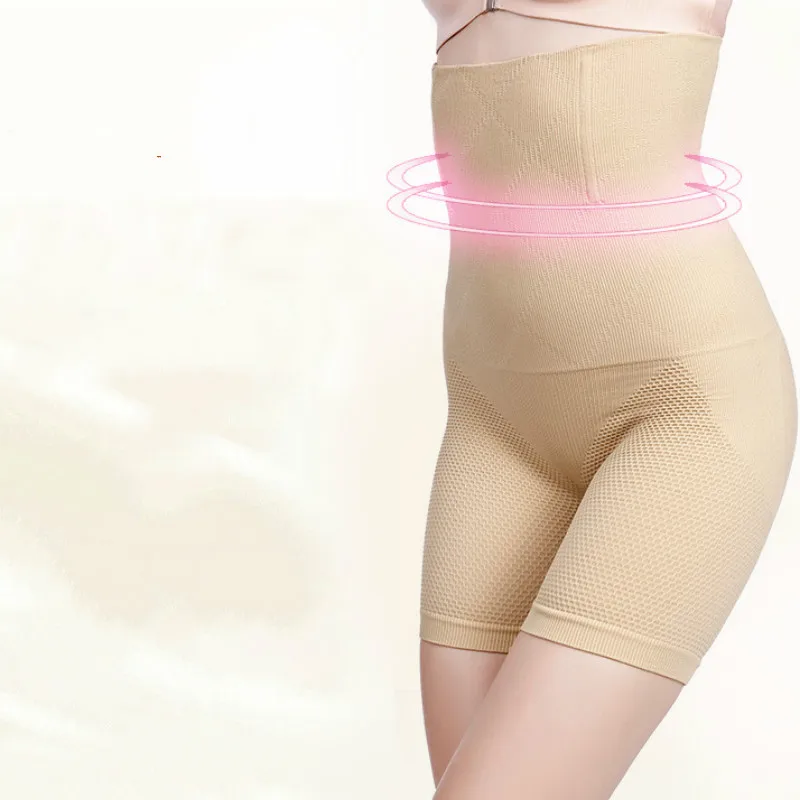 Бесшовные женские трусики для похудения с высокой талией Утягивающие