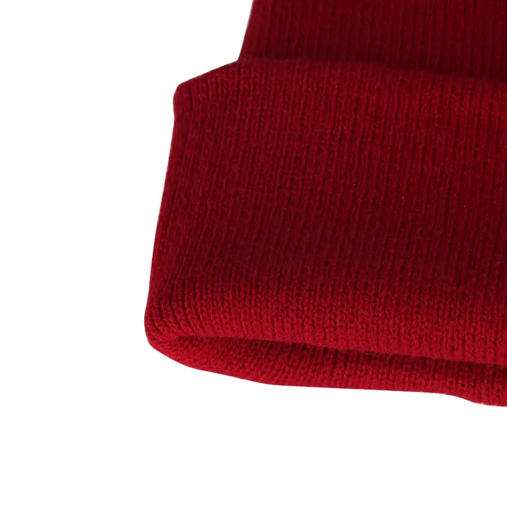 Черная Шапка бини с логотипом лося ребристый трикотажный головной убор Хип хоп