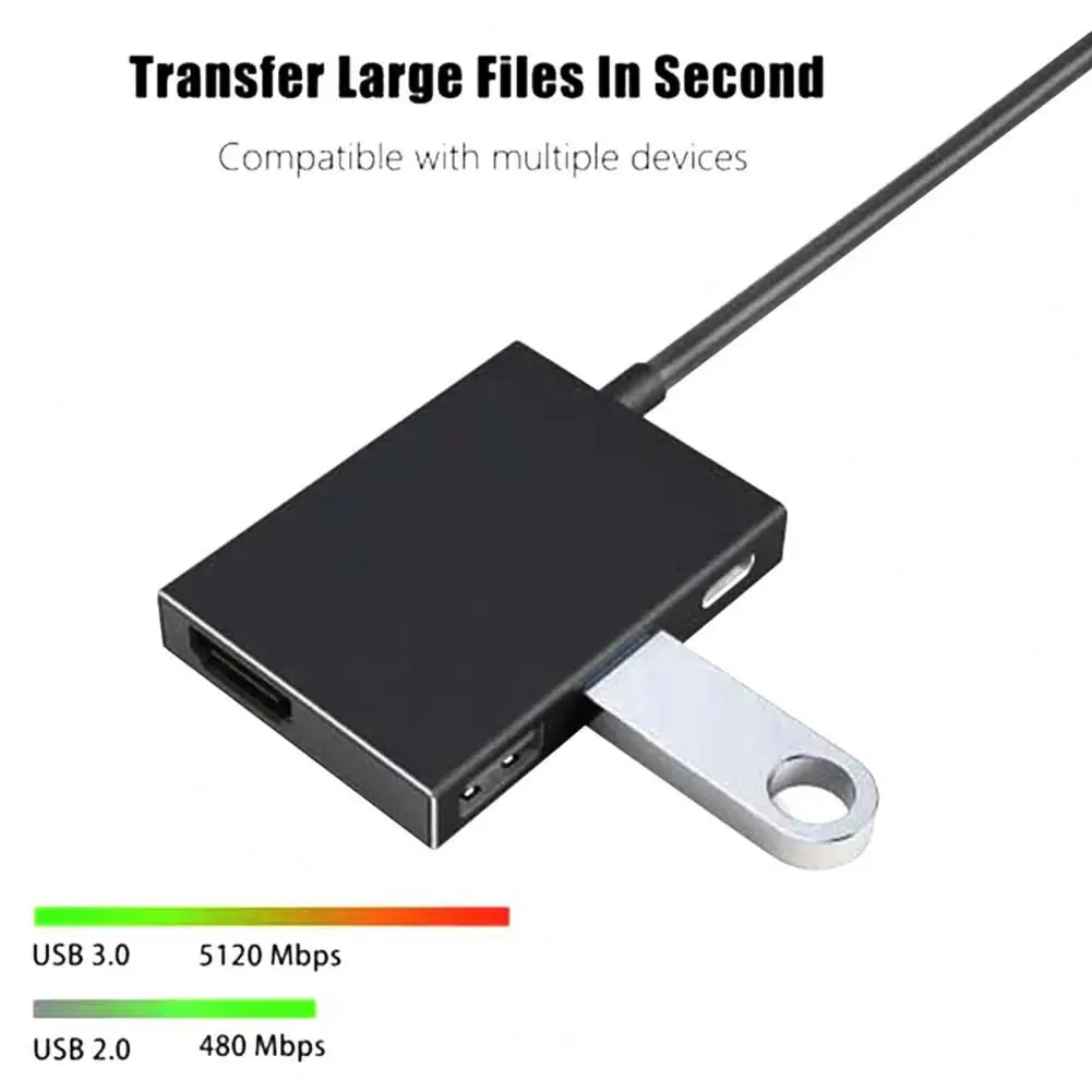 

Convenient 4-in-1 Multiport Type-C to HDMI-compatible USB PD Hub Docking Station Adapter for PC Computer