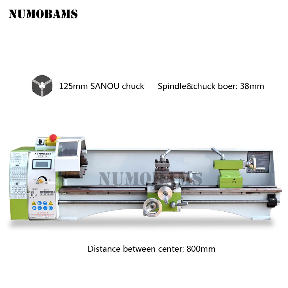 NUMOBAMS закалочная кровать супер NU210L 210*800 мм Емкость MT5 шпиндель мини металлический