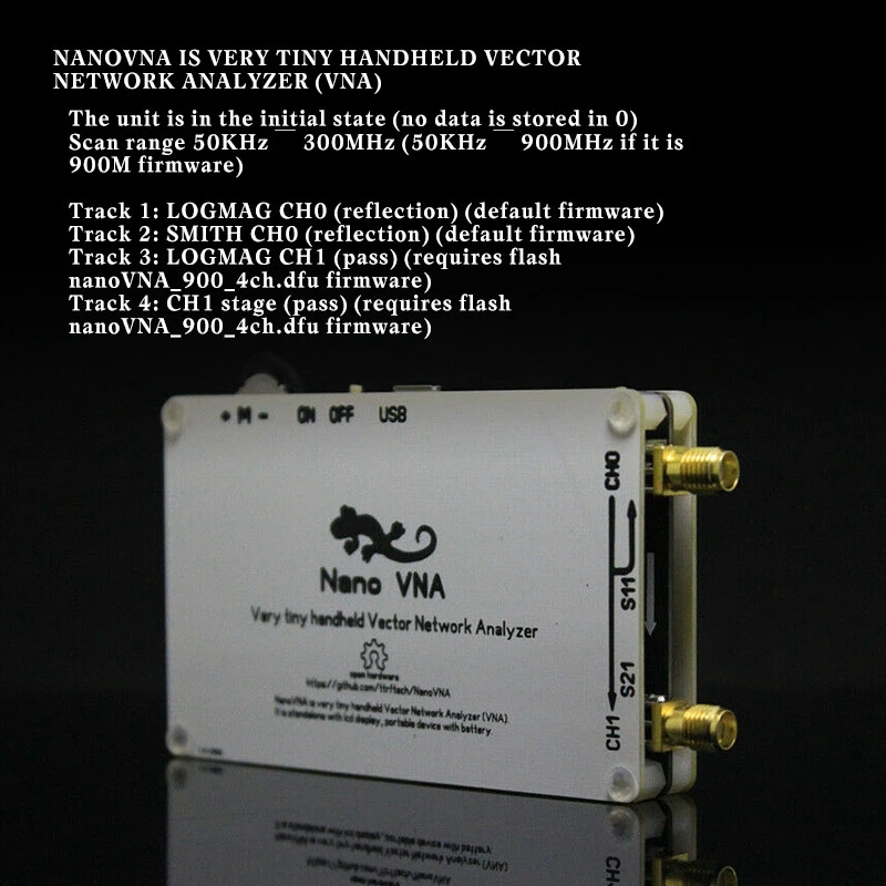 Векторный анализатор сети Nanovna 2 8 дюйма HF VHF UHF антенны стоячие волны