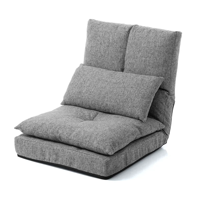 Silla de suelo de estilo japonés para adultos, Tatami plegable multifuncional, sofá perezoso, suave y cómodo