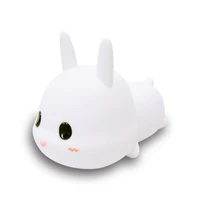 cute rabbit led night light house ambience lamp usb charging desk lamp home decoration table lamp decoration birthday gift
