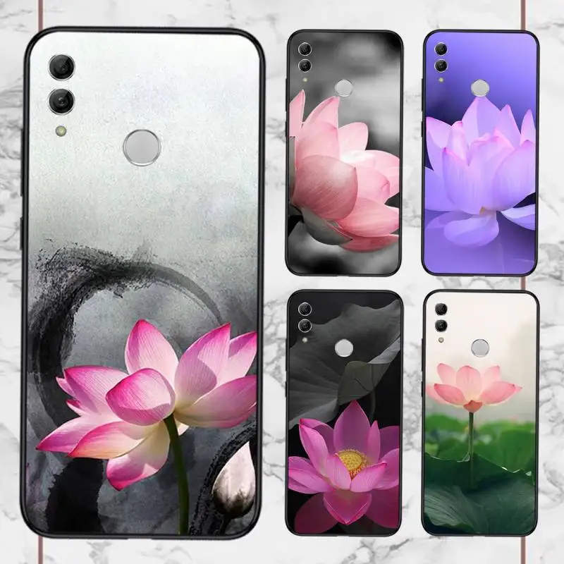 

Ricestate Lotus Chinese Flower Phone Case For Huawei honor Mate 10 20 30 40 i 9 8 pro x Lite P smart 2019 nova 5t