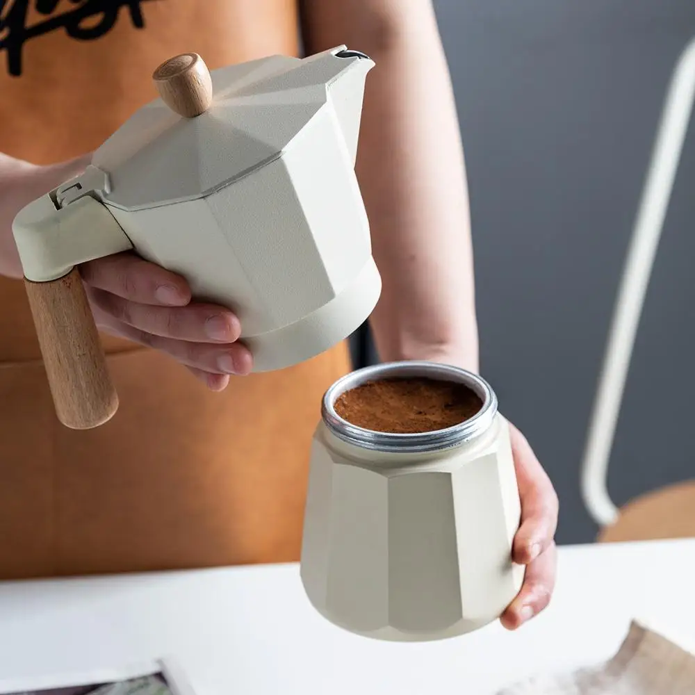 Алюминиевый 10 угловой съемный горшок высокого давления для извлечения Мока