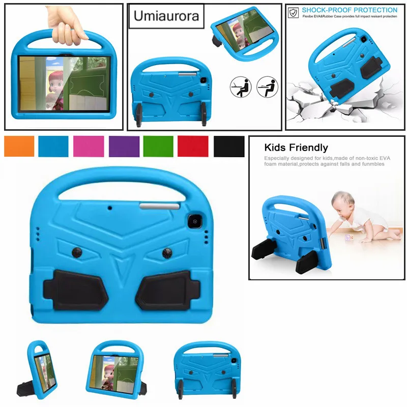 

EVA Case for Samsung Galaxy Tab A7 10.4 inch 2020 SM T500 T505 SM-T505 Handle Stand Cover Kids Safe EVA Shockproof Tablet Case