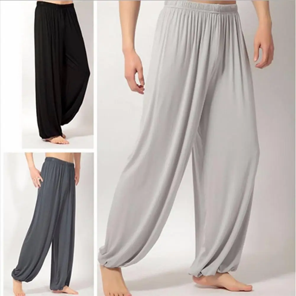 

Unisex Casual Sport Jogger Baggy Trouser Jumpsuit Harem Yoga Pants Bottom Slacks