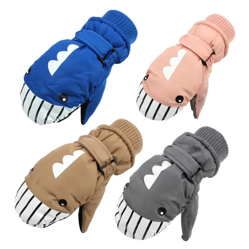 

JIAYAN Warm Winter Gloves Children Waterproof Windproof Kids Gloves Non-slip Sports Skiing Baby Accessories