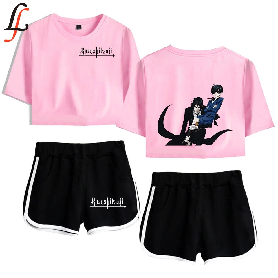 Летний модный костюм с принтом для костюма черного дьякона женская одежда