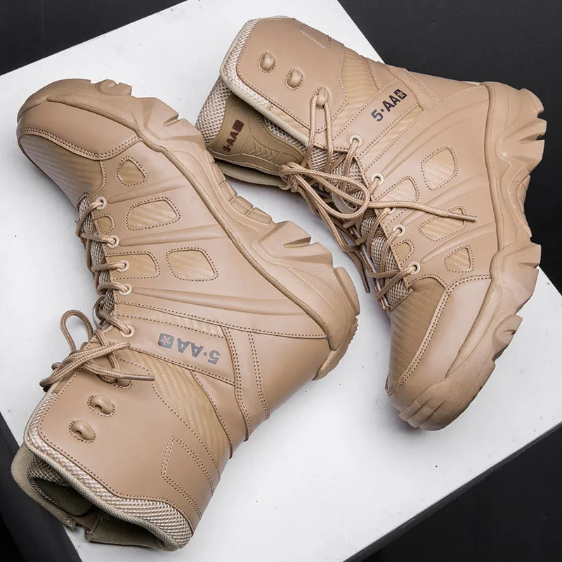 Большой размер водонепроницаемая походная обувь для мужчин искусственная кожа