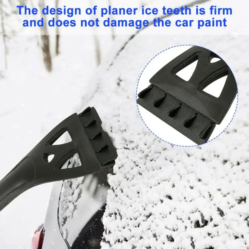 

Auto Car Magic Window Windshield Car Ice Scraper With Brush Snow Remove Frost Adjustable Broom Car Wash Accessories Tool