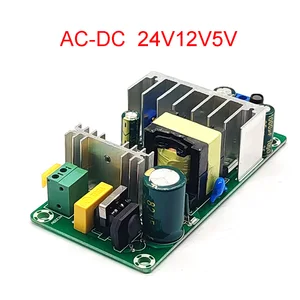 AC-DC 100 Вт 24V12V5V Импульсный блок питания высокой мощности Промышленный Блок питания 2-канальный выход с регулировкой