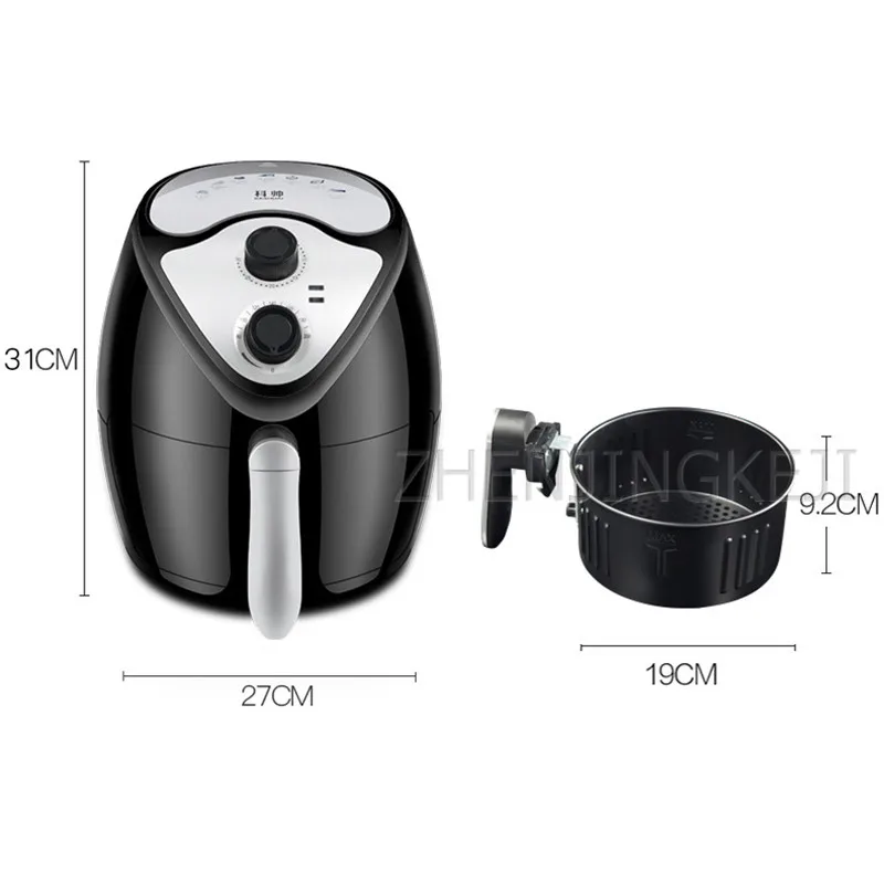 Домашняя воздушная фритюрница без масляного дыма Коммерческая антипригарная