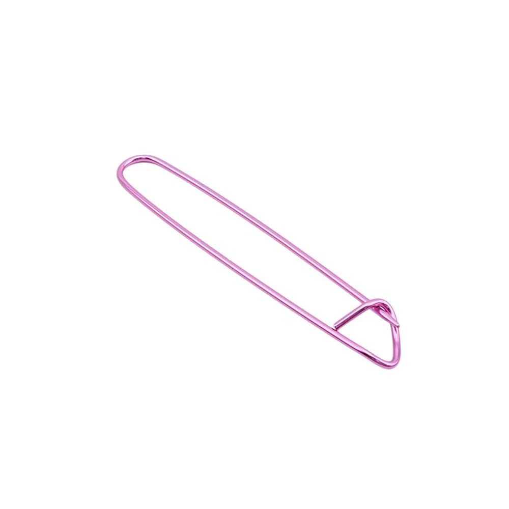 4 Sizes Aluminum Knitting Crochet Craft Locking Stitch Marker Needle Clip Holder DIY Wool Yarn Knit Sewing Tool Random Color | Дом и сад