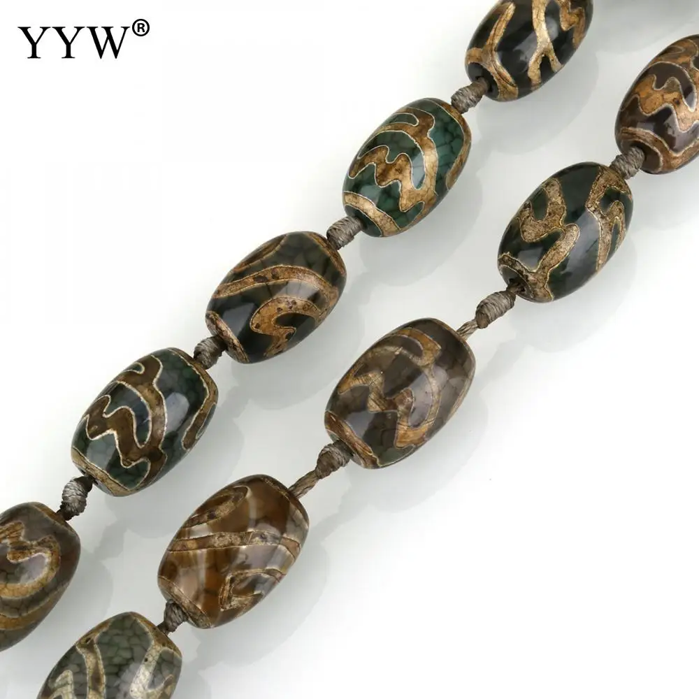 

Новинка, 12 шт/нитка, натуральные тибетские бусины дзи, 13,5 дюйма/прядь, оптовая продажа, свободные каменные бусины для самостоятельного изгот...