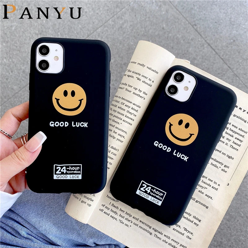 

Soft Silicone TPU Cover Smile Daisy Phone Case For iPhone 12 11 Pro MAX XS Max XR X SE 2020 8 7 Plus 12mini Back Protective Capa