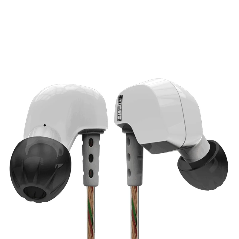 KZ ATE ATR HD9 Динамический драйвер HiFi спортивные наушники с микрофоном в ухо наушники