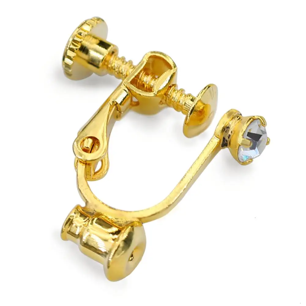 100 шт винтовая Ушная клипса не пирсинг Конвертеры сережек превращают любые в