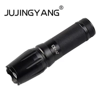 long focus xml t6 waterproof adjustable torch super bright water resistant tactical powerful zoom led flashlight