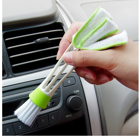 Мини пылесос воздушная щётка для вентиляционных штор кисточка пыли и грязи щетка