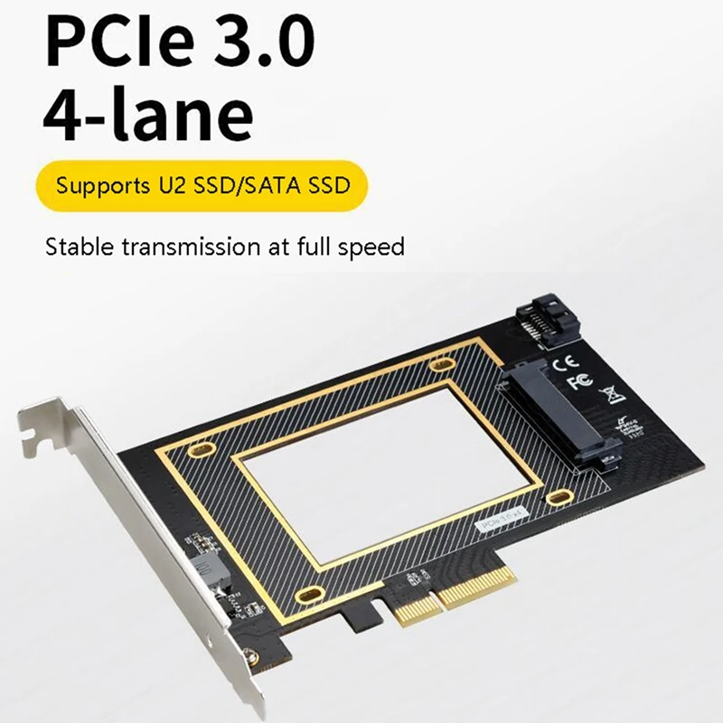 

PCIE to U.2 Expansion Card PCI-E X16 U.2 SFF8639 for 2.5 Inch NVMe SSD Adapter Card