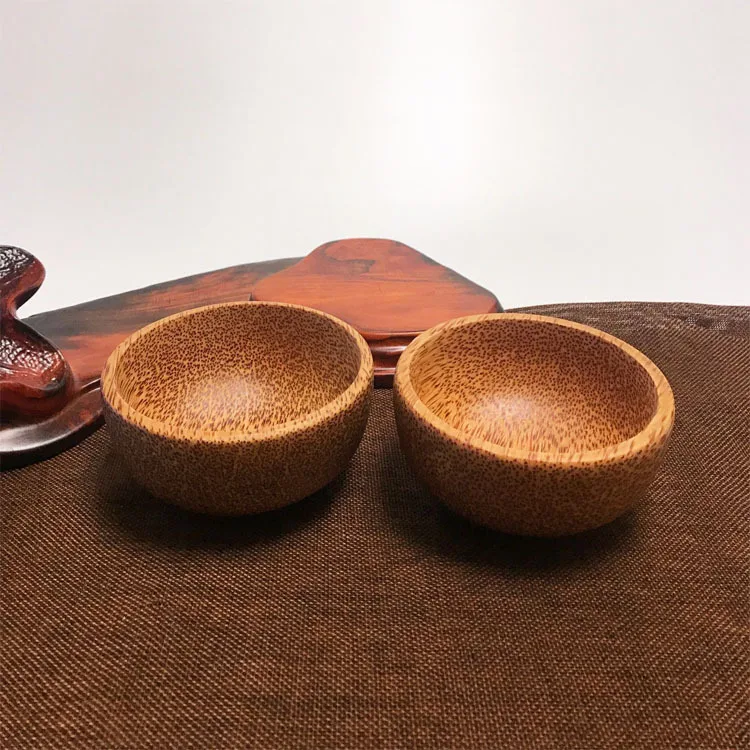 Натуральная старая чаша из кокосового дерева для риса Кокосовая Скорлупа