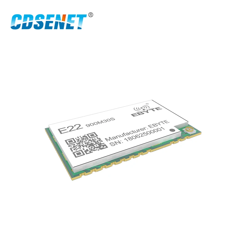 Беспроводной радиочастотный модуль приемопередатчика SX1262 1 Вт LoRa 915 МГц SMD Печать