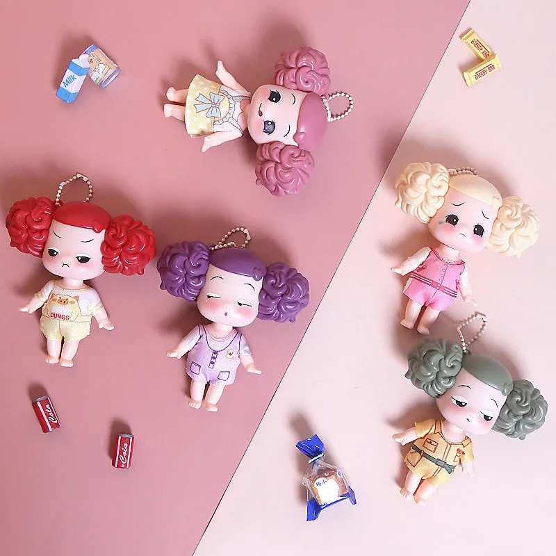 

1 шт. Новинка 9 см куклы dнанг игрушки Волосы Принцесса спутанная для куклы Рождественский свадебный подарок классическая игрушка