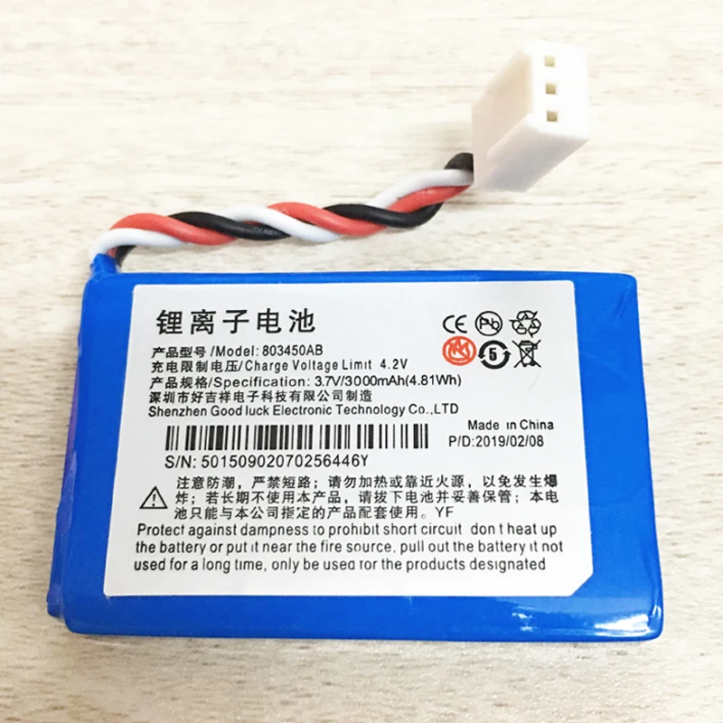 Новый аккумулятор 3 7 в 763448A 803450AB для ZTE U110 U116 U118A WP826A WP623 WP228 беспроводной мобильный