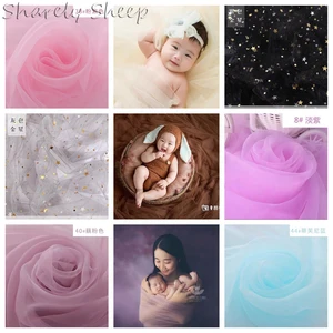 Кружевные накидки для студийной фотосъемки младенцев, реквизиты для фона фотографии