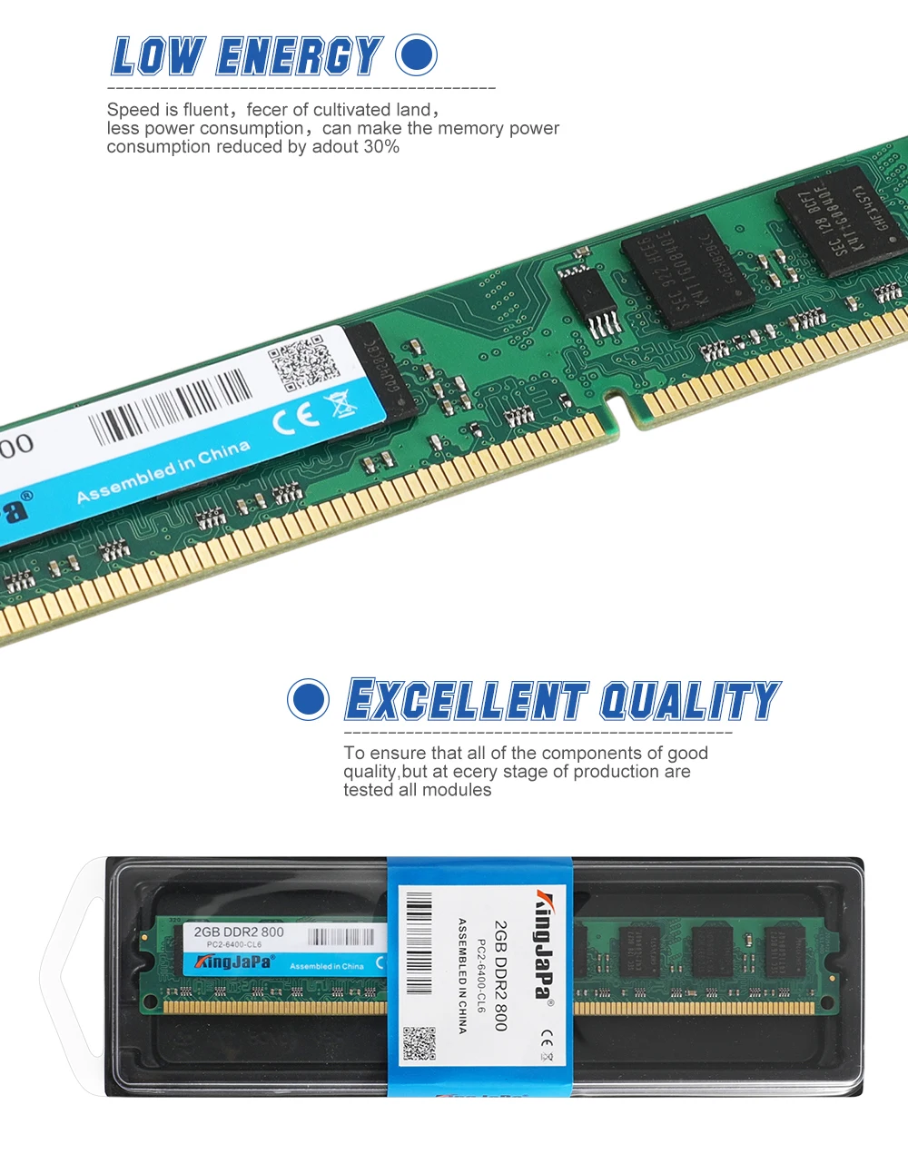 KingJaPa DDR 2 3 DDR2 DDR3/PC2 PC3 1 Гб 2 Гб 4 ГБ 8 ГБ оперативной памяти, 16 Гб встроенной памяти, портативный компьютер настольных ПК свет и освещение/Светодиодные лампы/Светодиодные ночные огни Оперативная память памяти PC3-12800 1600 МГц 1333 800 МГц