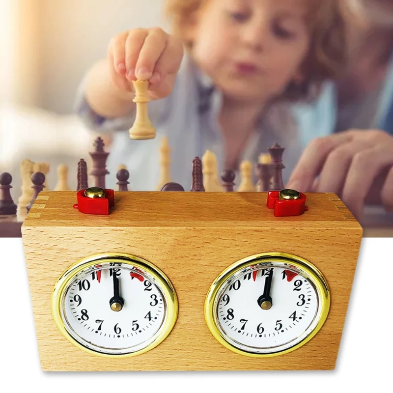 

Chess timer, chess mechanical wooden table, chess simulation table, chess simula