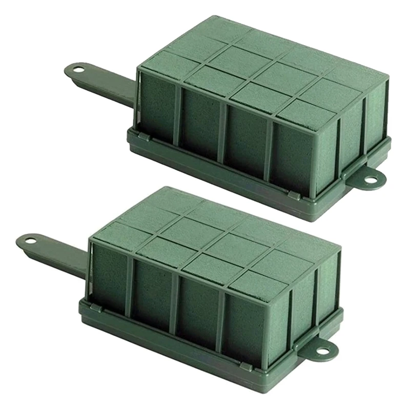 

2 Pcs Floral Foam Cage Flower Holder with Floral Foam for Flowers Cage Bowl for Wedding Fresh Flowers Floral Arrangement