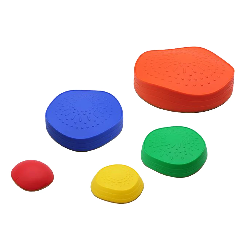 

5Pcs River Stepping Stones Indoor Outdoor Yard Garden Games for Kids Activities Outside Toys Sport Children