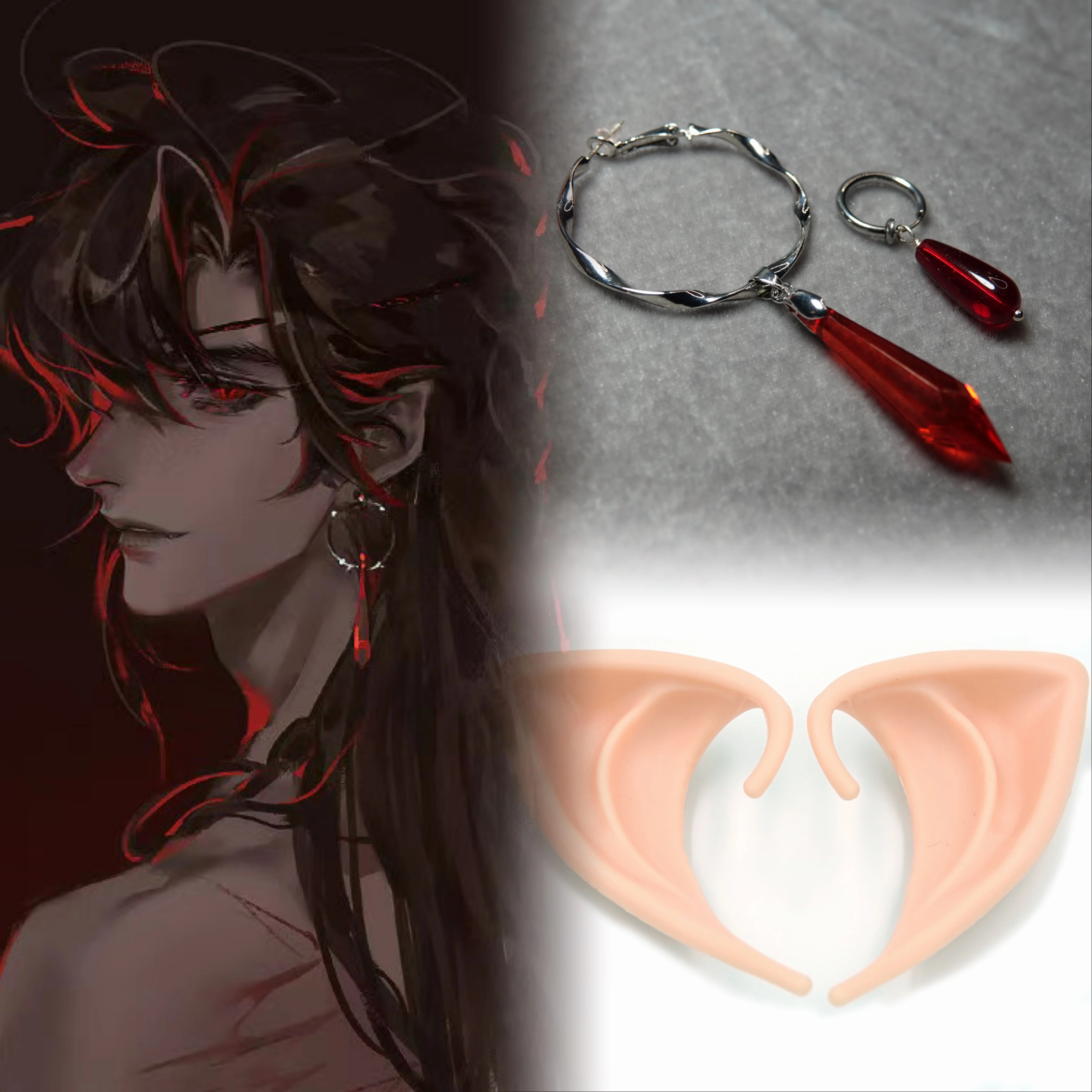 Серьги TGCF ручной работы для косплея Подарочные ювелирные украшения в стиле аниме