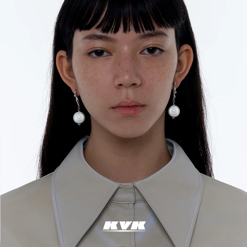 Серьги KVK, новые модные антиаллергенные серьги для женщин в 2021 году