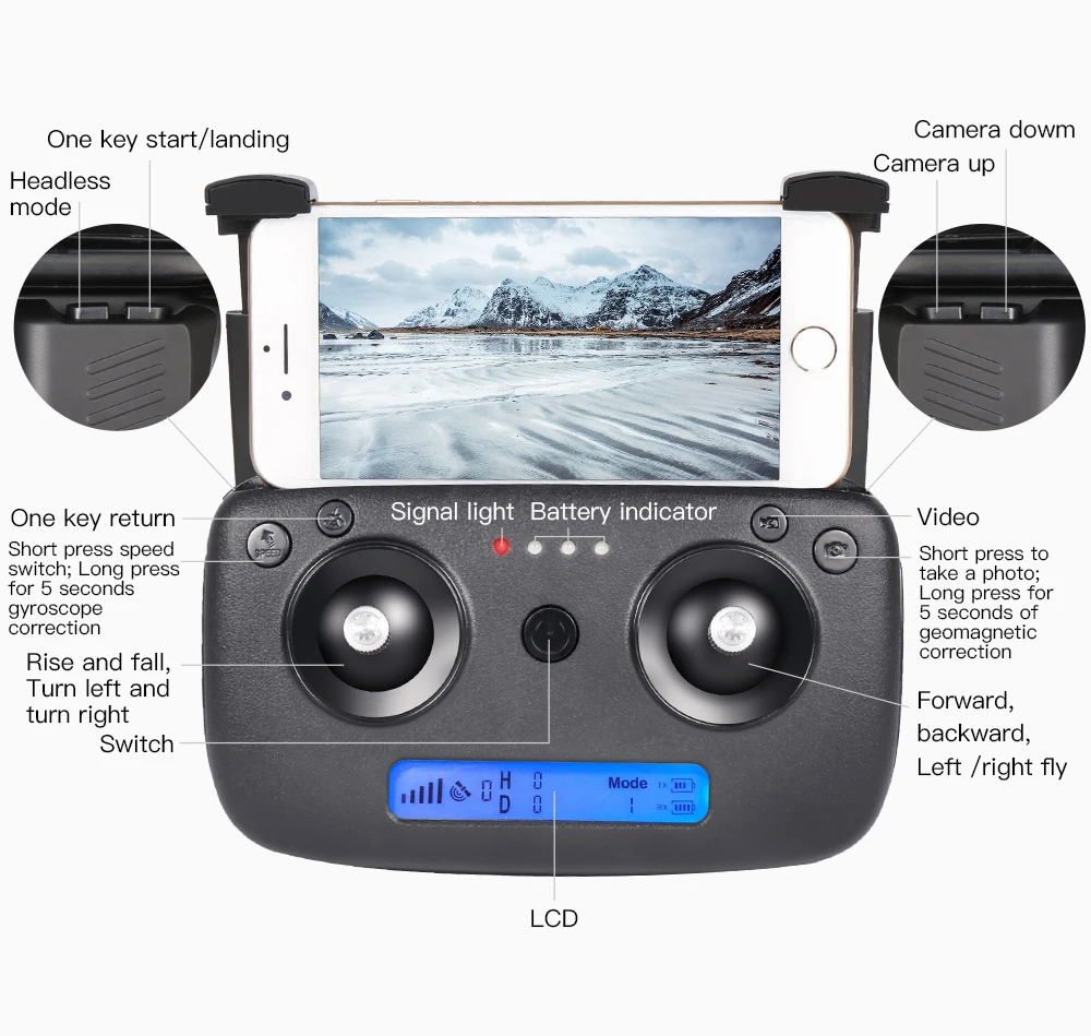 LAUMOX SG906 gps Дрон 5G wifi FPV с камерой 4K HD бесщеточный Радиоуправляемый Квадрокоптер