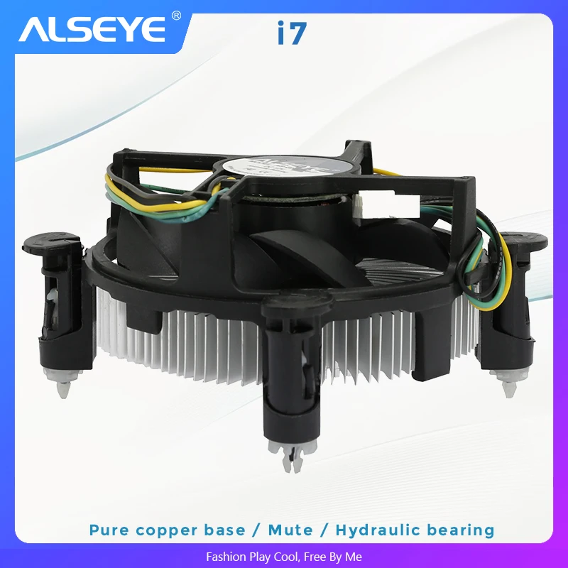 

ALSEYE i7 CPU Cooler for LGA 1155 Heatsink Copper with 90mm CPU Fan for i3/i5/i7 LGA 1156/1151/1150 Radiator