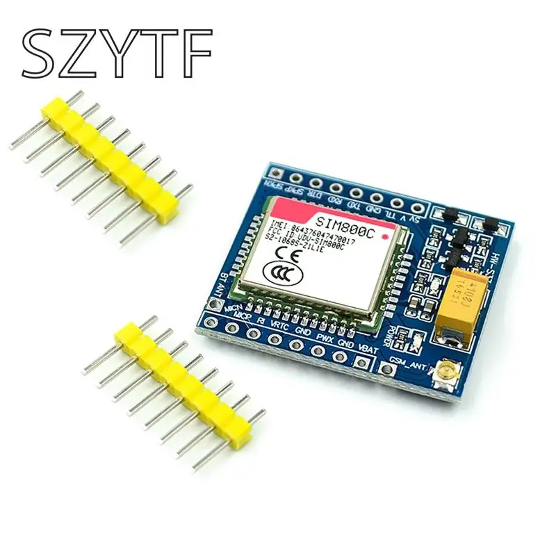 SIM800C GSM GPRS модуль 5 В/3 3 в ttl Bluetooth адаптер STM32 C51 процедуры и TTS | Электронные