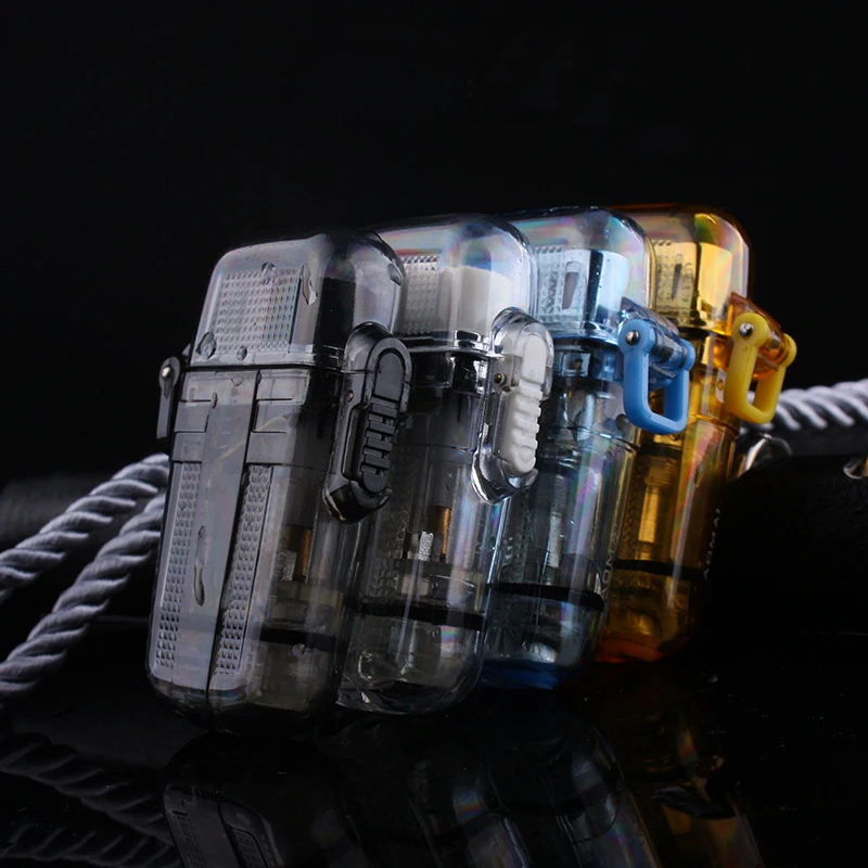 Водонепроницаемая струйная зажигалка внешняя лампа Бутановая газовая турбо для