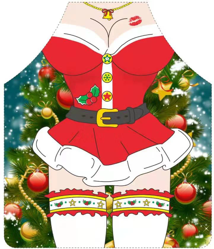 

Рождественский фартук из лавсана CWQ009